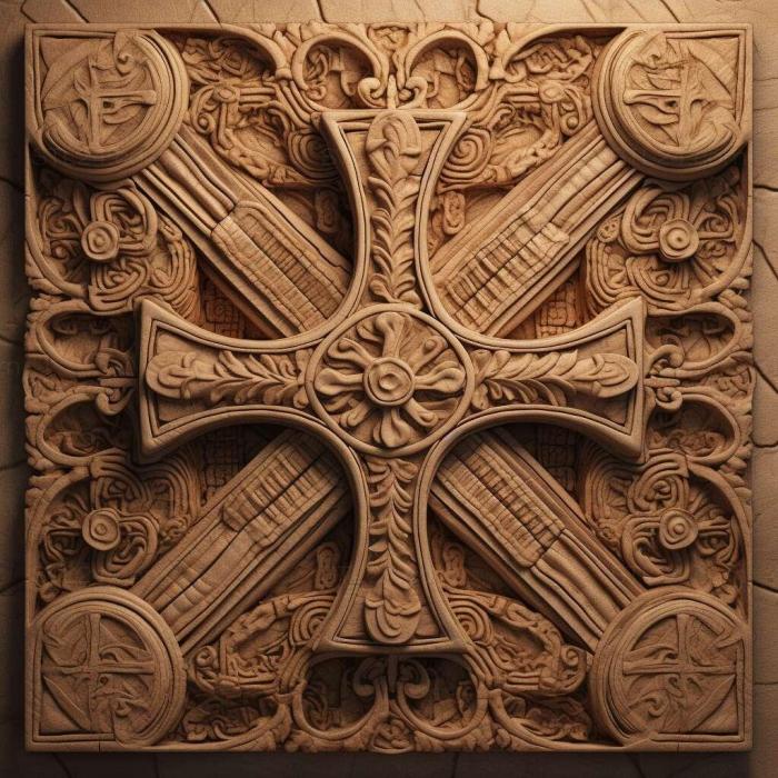 Patterns and decorations (stl Crossopriza 4, PATTERN_940) 3D models for cnc